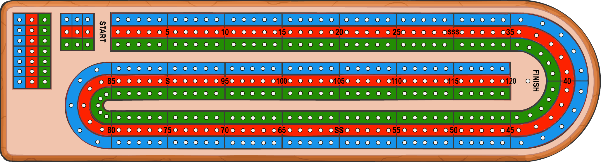Cribbage Board